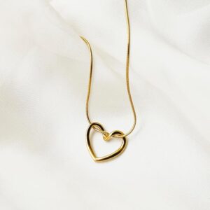 Premium Heart Shape Anti Tarnish Pendent