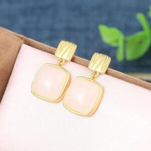 Anti Tarnish Square Drop Earrings for Women